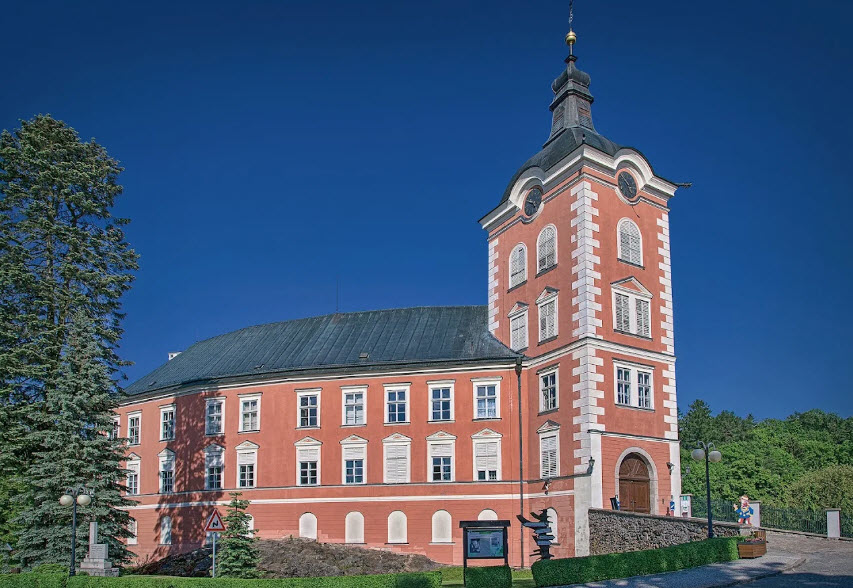 Chateau at Kamenice nad Lipou, Czech Republic (Czechia)